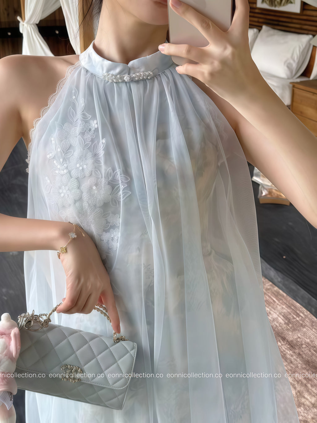 #2123 Blooming Whisper – Sky Mist （Custom Edition）