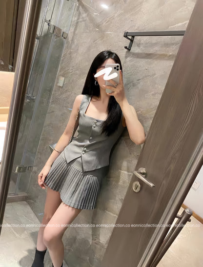 #2022 Modern Feminine Ensemble （2 Colors）