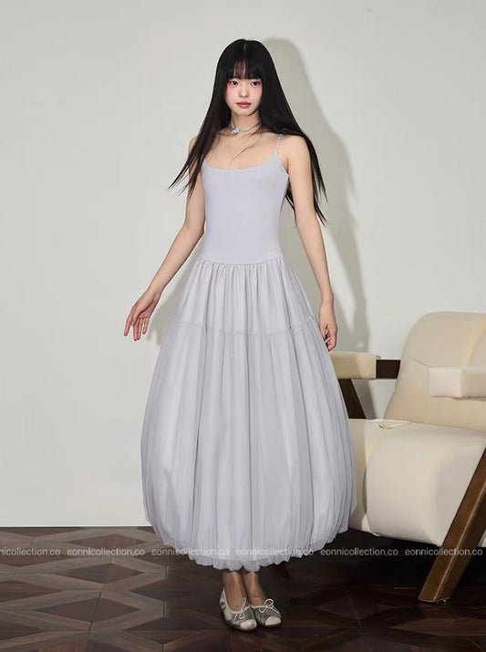 #2032 Charlotte Dress + Matching Hair Tie（2 Colors）