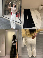 #3039 Tammy Denim Long Pants（2 Colors）