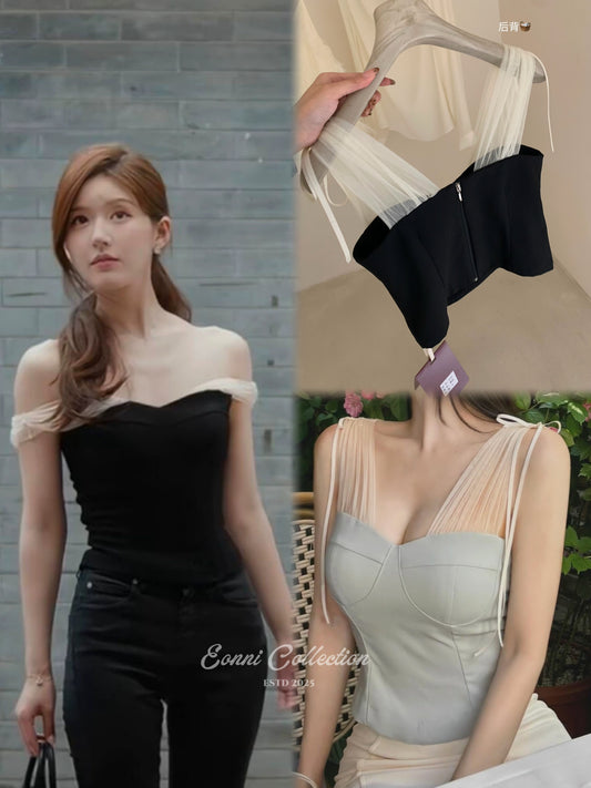 #1120 Alicia Top（3 Colors）