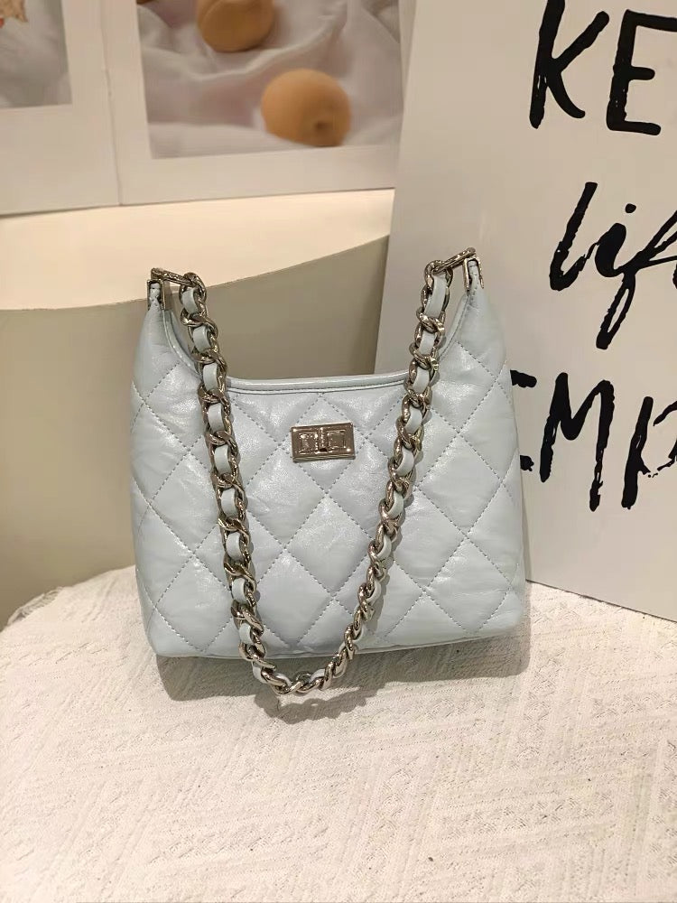 #4003 Luxe Contour Hobo Bag （2 Colors）