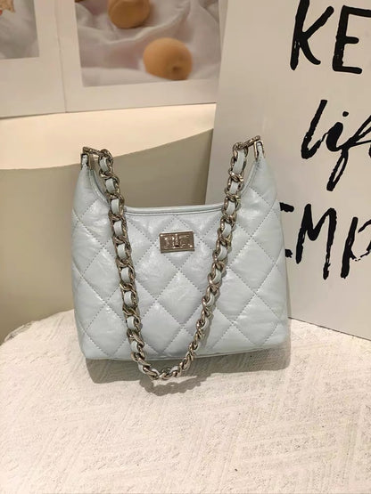 #4003 Luxe Contour Hobo Bag （2 Colors）