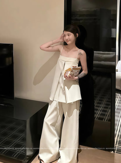 #2101 Chic Structured Suit Set – Elegant & Modern（3 Colors）