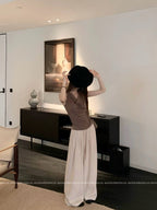 #3040 Eva Linen Long Pants（2 Colors）