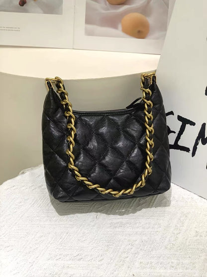 #4003 Luxe Contour Hobo Bag （2 Colors）