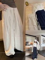 #3040 Eva Linen Long Pants（2 Colors）