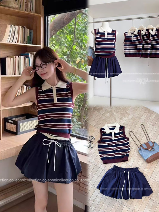 #2102 Korean Vintage Outfit Set