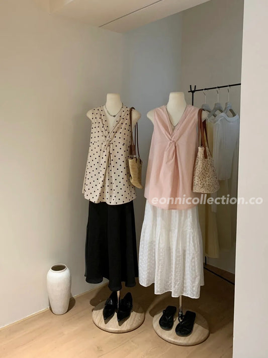 #1018 Parisian Romantic Blouse: Baby Doll Silhouette （3 Colors)